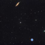 Surfboardgalaxie (& Eulennebel